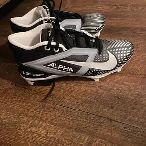 Nike Alpha Black and White Men's Shoes